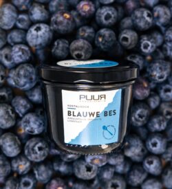 Blauwe bessen confituur