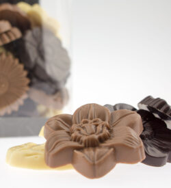 Chocolade bloemen
